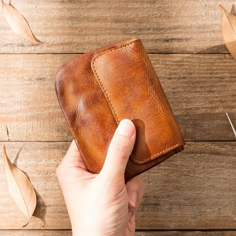 Cowhide Men's Genuine Leather Long Wallet Money Card Holder Hi-Q Purse Clutch 