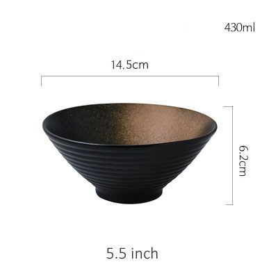 Black Sandblasted - 5.5 inch