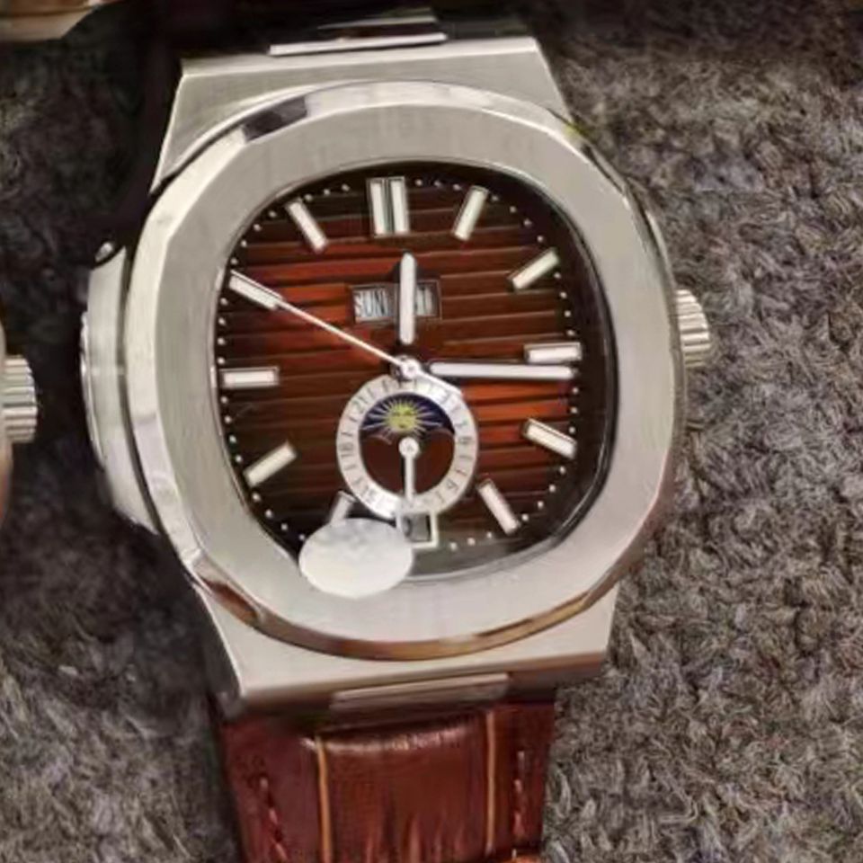 (Brown Dial) Brown Leather Strap