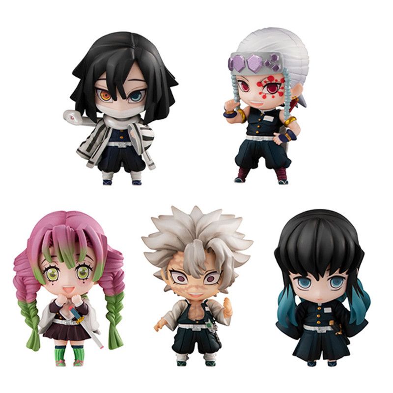 Compre 21 Anime Demon Slayer Kimetsu No Yaiba Figura Kochou Shinobu Kamado Tanzidou Tomioka Giyuu Kanroji Mitsuri Figuras Ninos Juguetes A 77 Del Allseasonsyy Es Dhgate Com