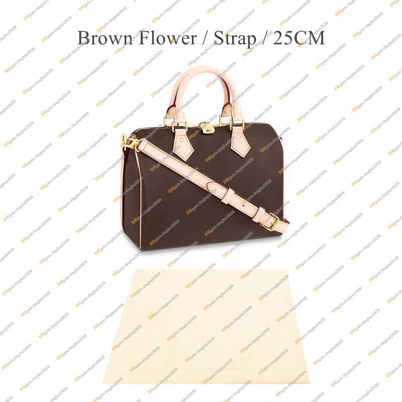 Strap /Brown Flower 25cm