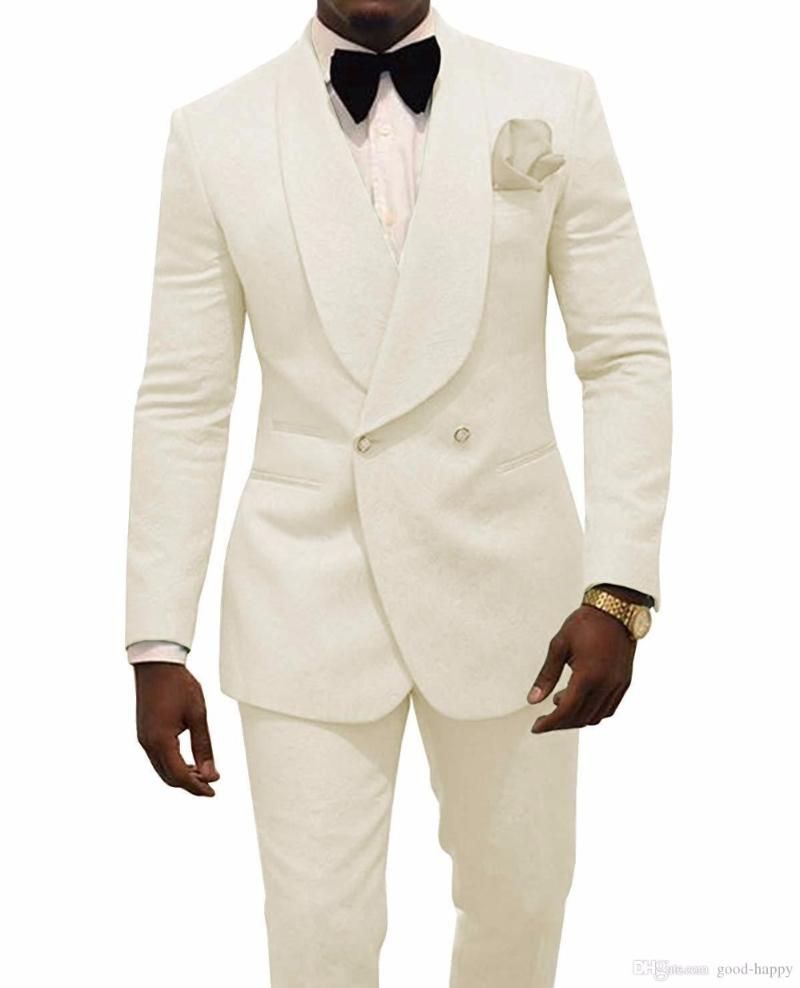 ivory double breasted dinner jacket