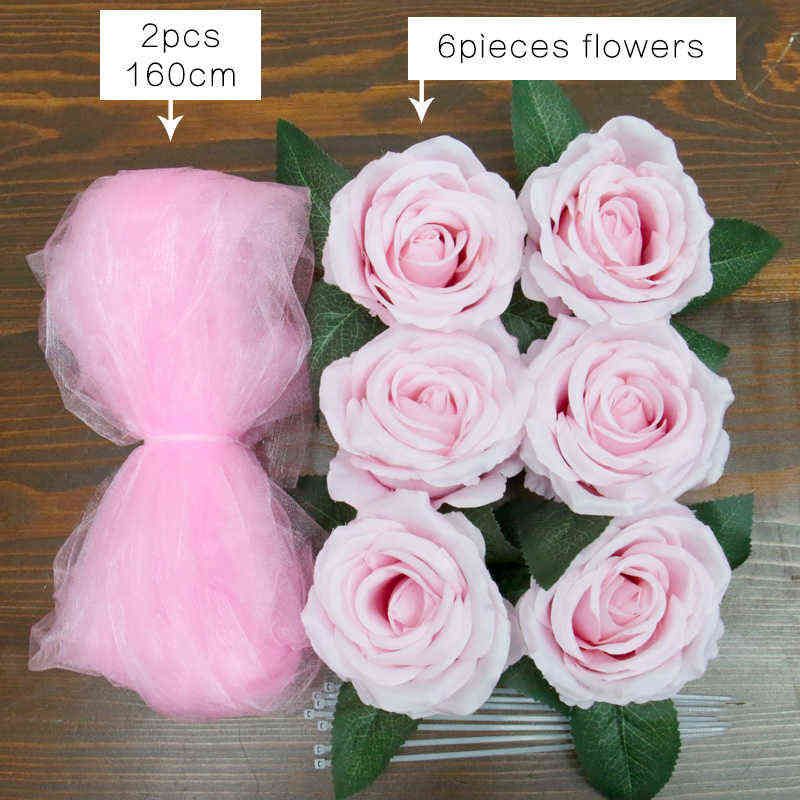 6 pcs rose