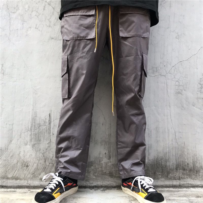 Rhude Pants Men Women Casual High 