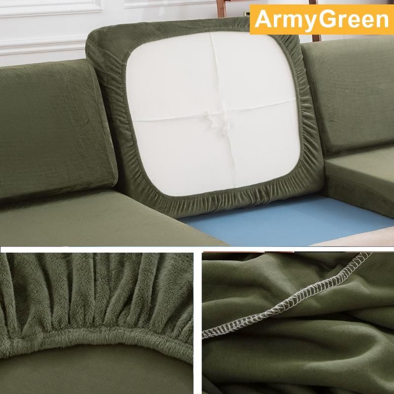 Plush--army green