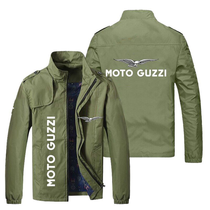 Acquistare 2021 Nuovi Uomini Primavera Autunno Moto Guzzi Logo Stand  Collare Casual Felpa A Maniche Lunghe Con Cerniera Cardigan Giacca  Economico | Consegna Veloce E Qualità | It.Dhgate