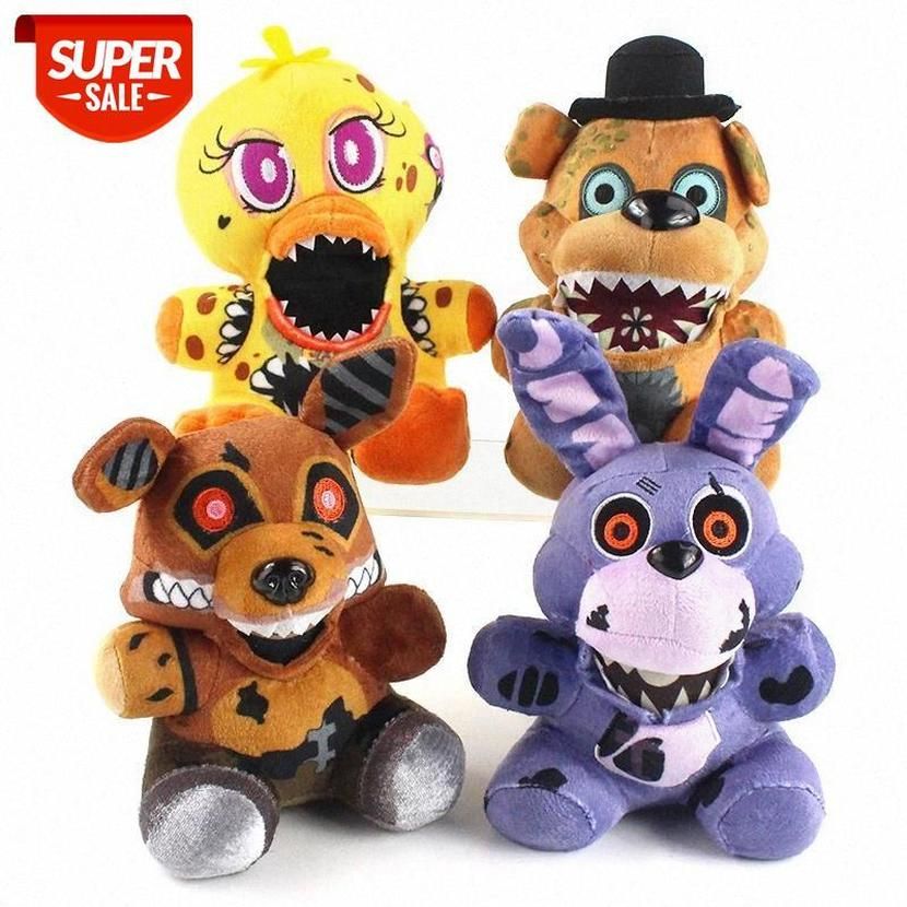 18cm FNAF Plush Toys Freddy Fazbear Bear Foxy Rabbit Bonnie Chica Peluche  Juguetes 5 Nights At Freddy Plushie Fnaf Plush Toys