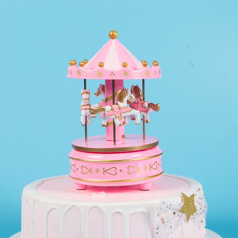 Acheter Pas Cher Boite De Musique Rose Et Bleue Cadeau Carrousel Cuisson Cake Cake Decoration Partie Danniversaire Noel Nouvel An Plug In Music Box Idees Du 1 021 13 Fr Dhgate