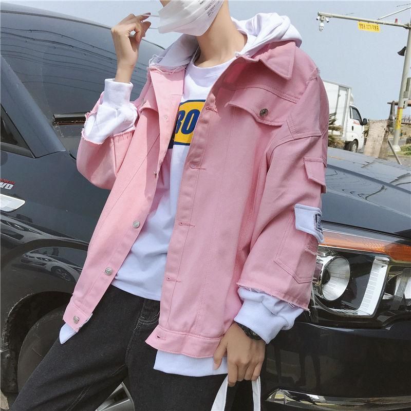 Wild-lOVE Women Jean Jacket Colorful Sequins Spring Motorcycle Coat Girl Color Block Coats Wild-lOVE Women Jean Jacket Colorful Sequins Spring Motorcycle Coat Girl Color Block Coats