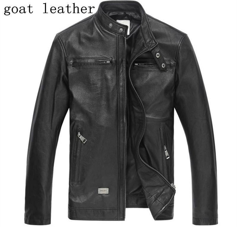black goat leather