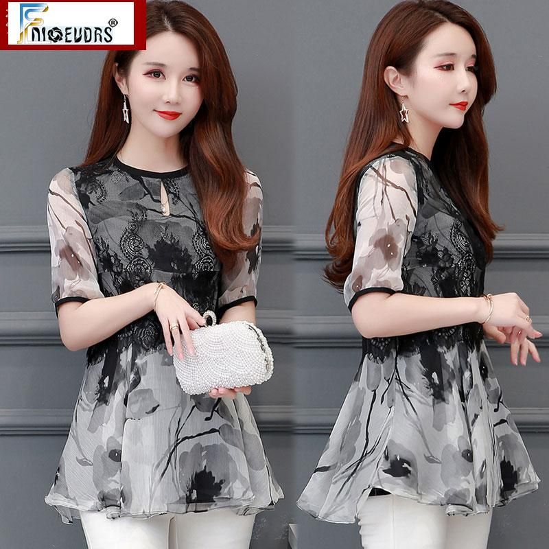Compra Blusas Para Mujer Camisas 2021 Tunic Peplum Tops S Mujer Moda Europa  Fnioevdrs Estilo Diseño Negro Lace Sheer Malla Casual Camisa Blusa A2  Barato | Entrega Rápida Y Calidad | Es.Dhgate