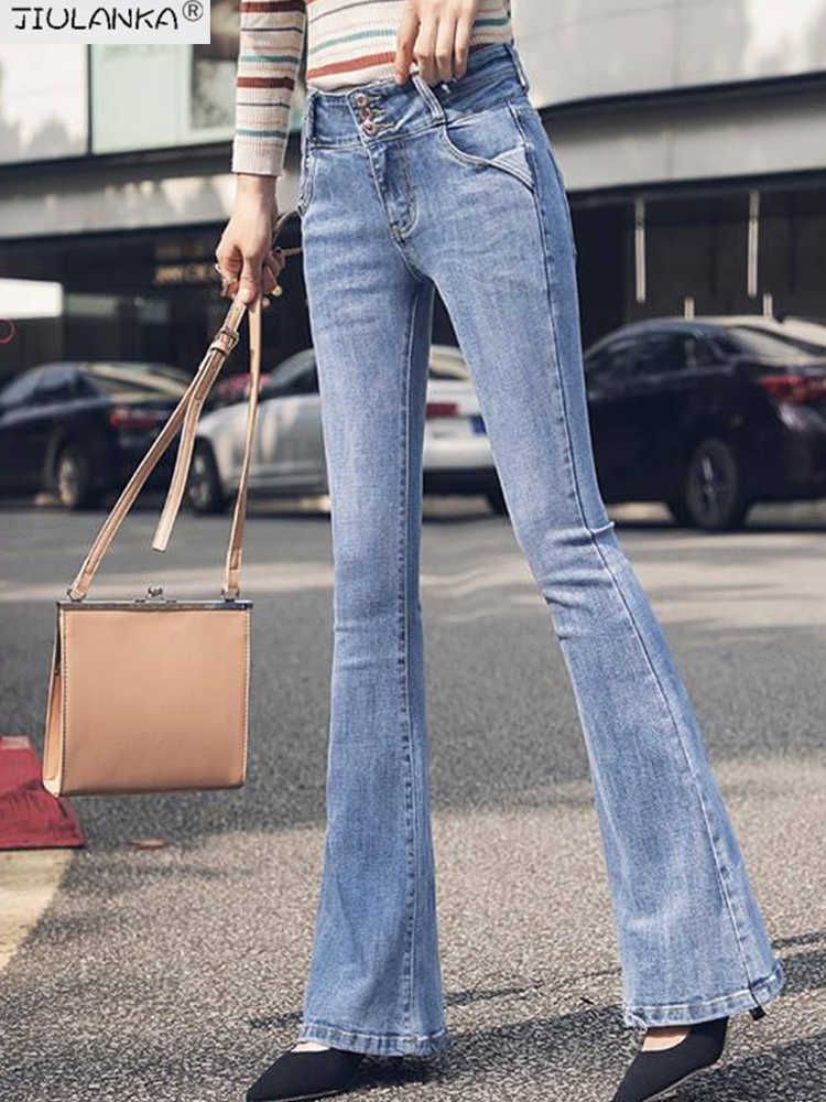 Blue Flared Jeans7