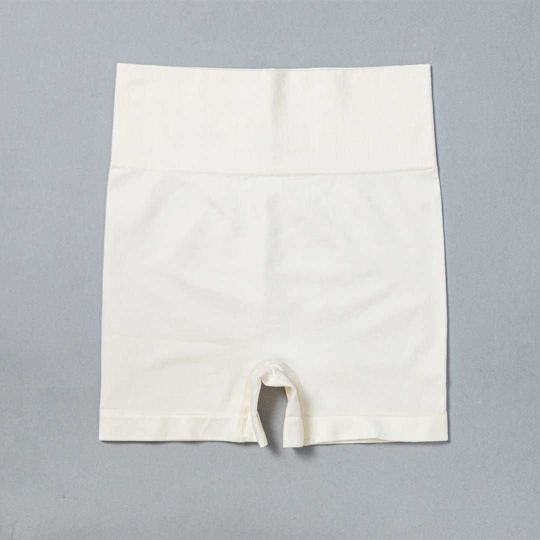 Beigewhite shorts