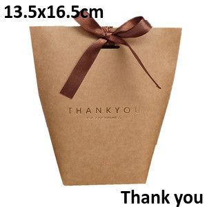 Brown Thankyou13.5 * 16.5 cm