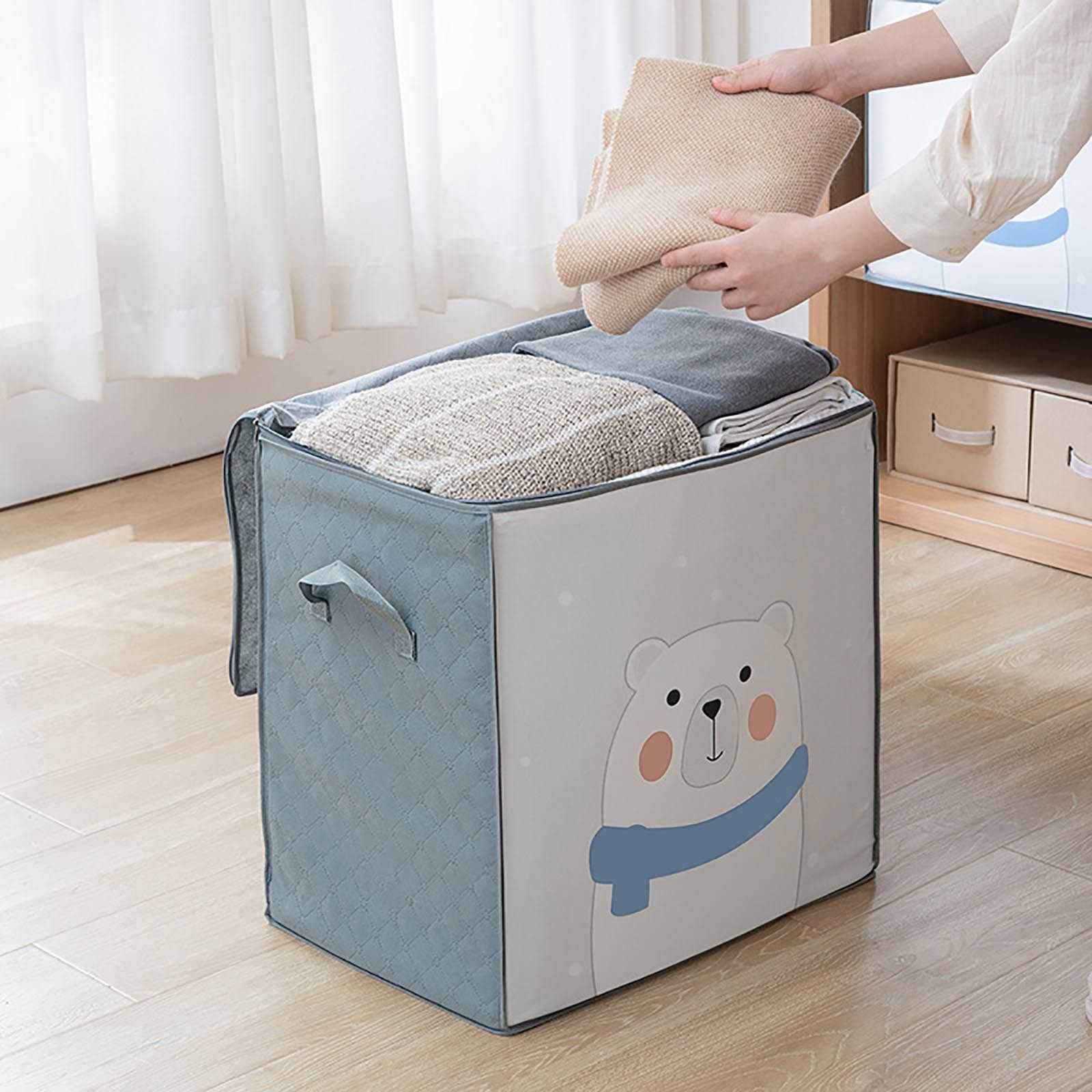Foldable Storage Bag Clothes Blanket Quilt Closet Sweater Organizer Box Pouches/ Foldable Storage Bag Clothes Blanket Quilt Closet Sweater Organizer Box Pouches/