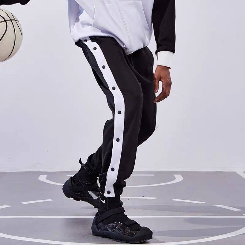Compra Pantalones De Pecho De Pie Totalmente Abotonados Con Botones Con  Botones Laterales Pantalones Deportivos Pantalones De Deporte Training  Uniformes Hombres Barato | Entrega Rápida Y Calidad | Es.Dhgate