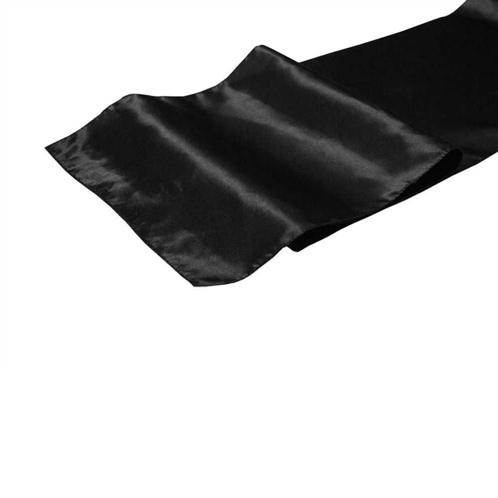 Runners de table noir-satin-30x275cm