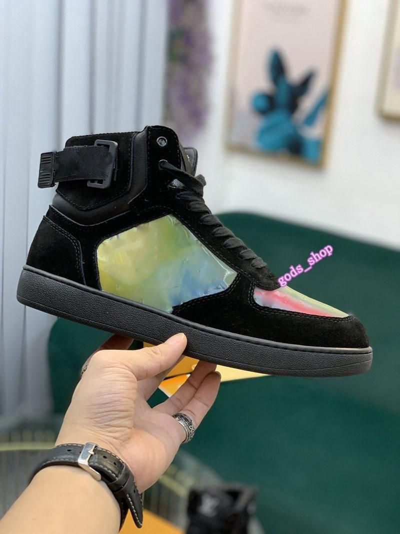 Acquistare Louis Vuitton 2021 Designer Di Lusso Rivoli Sneaker Boot Rainbow  Trainer Uomo E Donna High Top Sneakers Motivi Floreali Allenatori Vintage  Economico | Consegna Veloce E Qualità | It.Dhgate