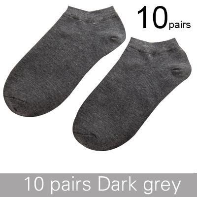 10 pares cinza escuro