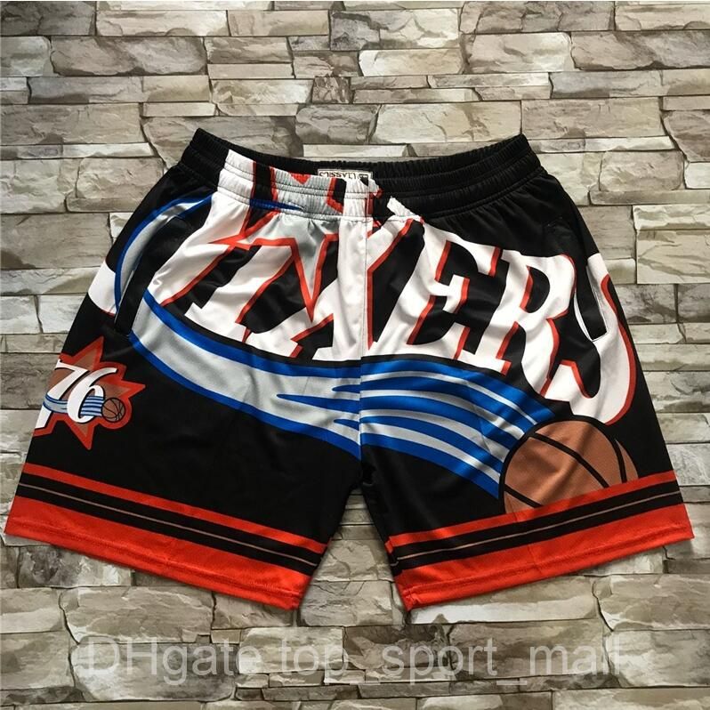 sixers big face shorts