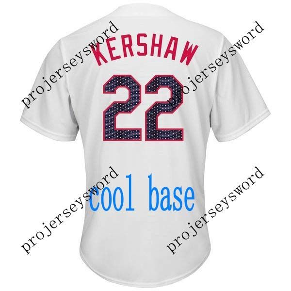 22 Clayton Kershaw Beyaz 1