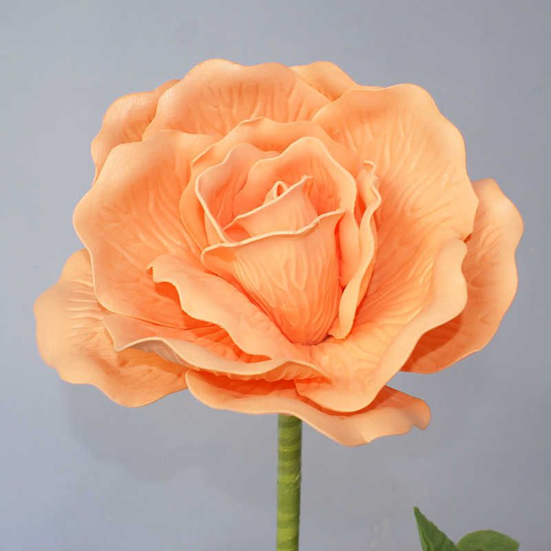 Oranje bloem hoofd-30cm