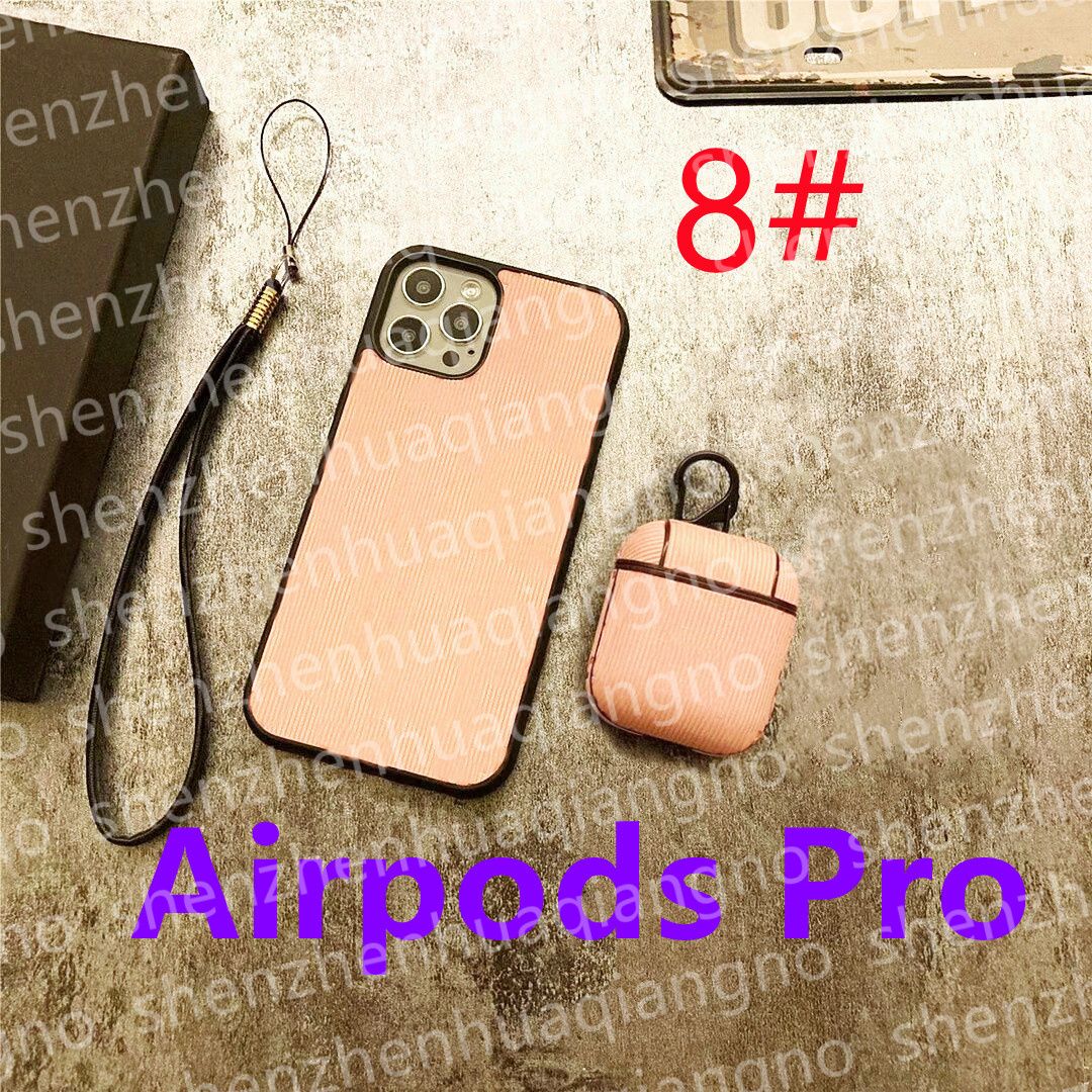 8#[l] AirPods Pro Pink Letter