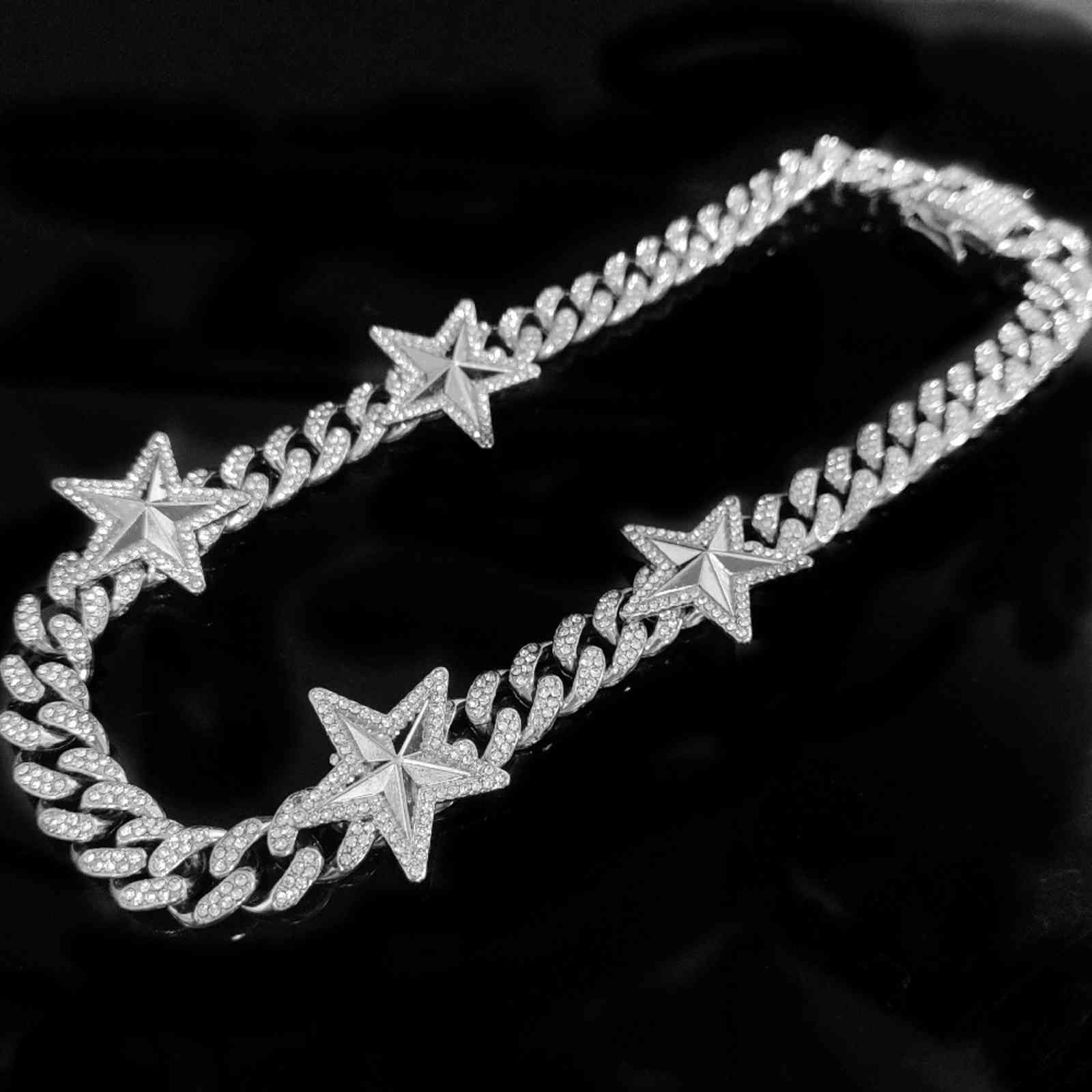 45 Cm Silver with Five Pointed Star