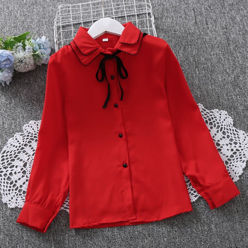 Blusas para niños para niñas Camisas de gasa bebés Tops de bebé Adolescentes de