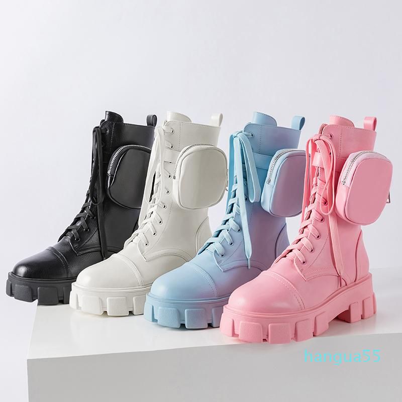 Botas con cordones de bolsillo para mujer, botines de combate con co \u003d |  Linio Perú - GE582FA031X9RLPE