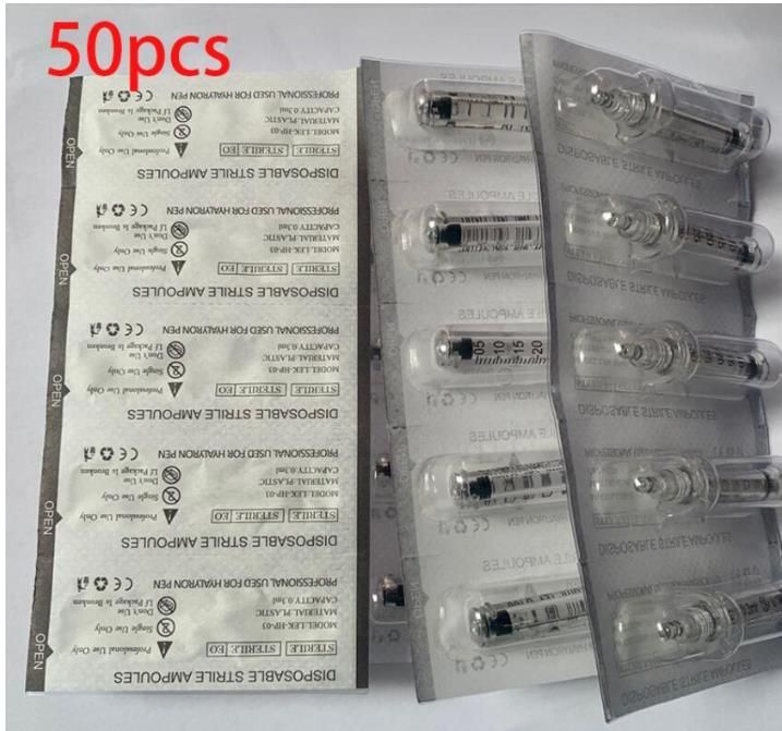 50pcs ampoule 0,3 ml tête