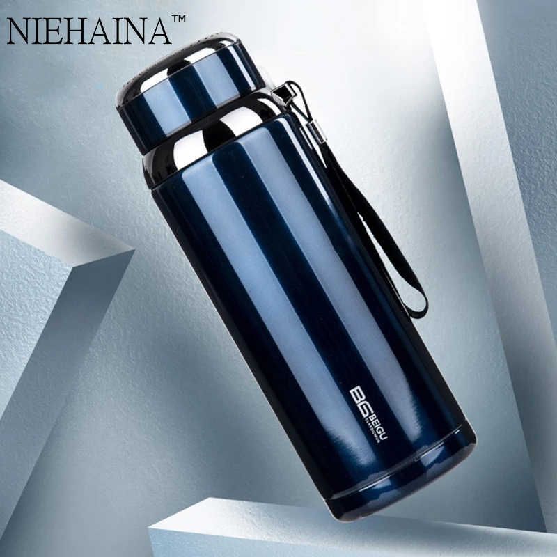 1000/800/600ml Thermos Cup Vacuum Flask 316 Stainless Steel Large
