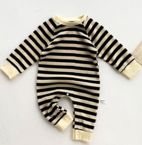 #2 Baby striped plain jumpsuits