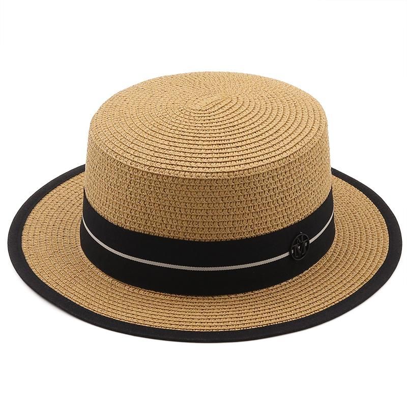 Summer Women Boater Beach Hat Female Casual Hat Lady Brand Classic Bowknot Straw Flat Sun Hat Women Summer Women Boater Beach Hat Female Casual Hat Lady Brand Classic Bowknot Straw Flat Sun Hat Women