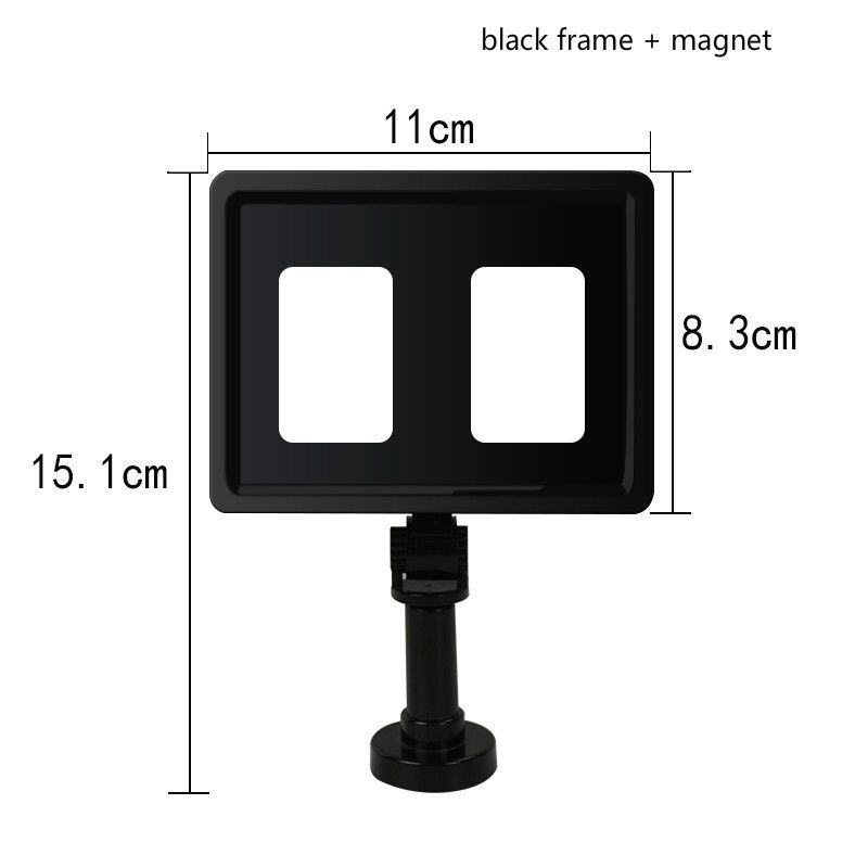 black grid magnet