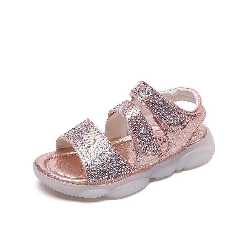 Huifa Summer Kids Sandals Fashion Big Flower Children Girls Flat Pricness Shoes Huifa Summer Kids Sandals Fashion Big Flower Children Girls Flat Pricness Shoes