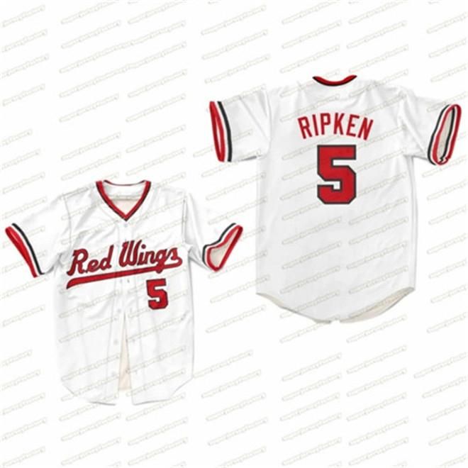 Cal Ripken Jr. 5 Rochester Red Wings Gray Baseball Jersey — BORIZ