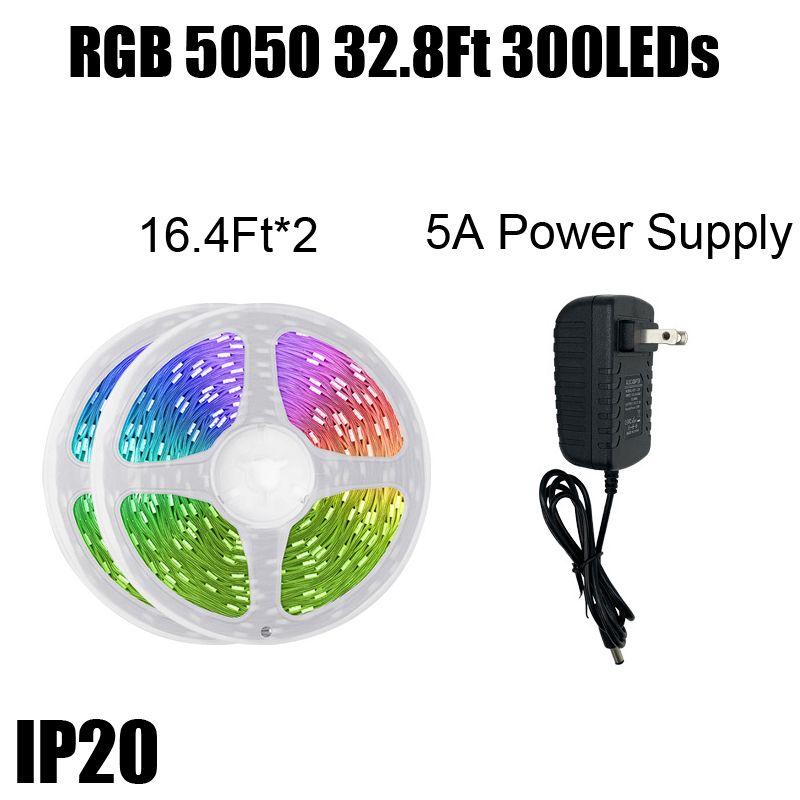 32.8Ft(16.4Ft*2) 300LEDs IP20