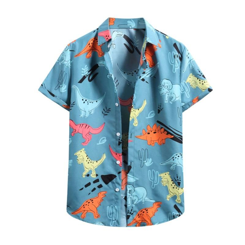 Hombre Camisas Cárdigan Manga Corta Hawaiian Beach Floweroc Hombre Camisas Cárdigan Manga Corta Hawaiian Beach Floweroc