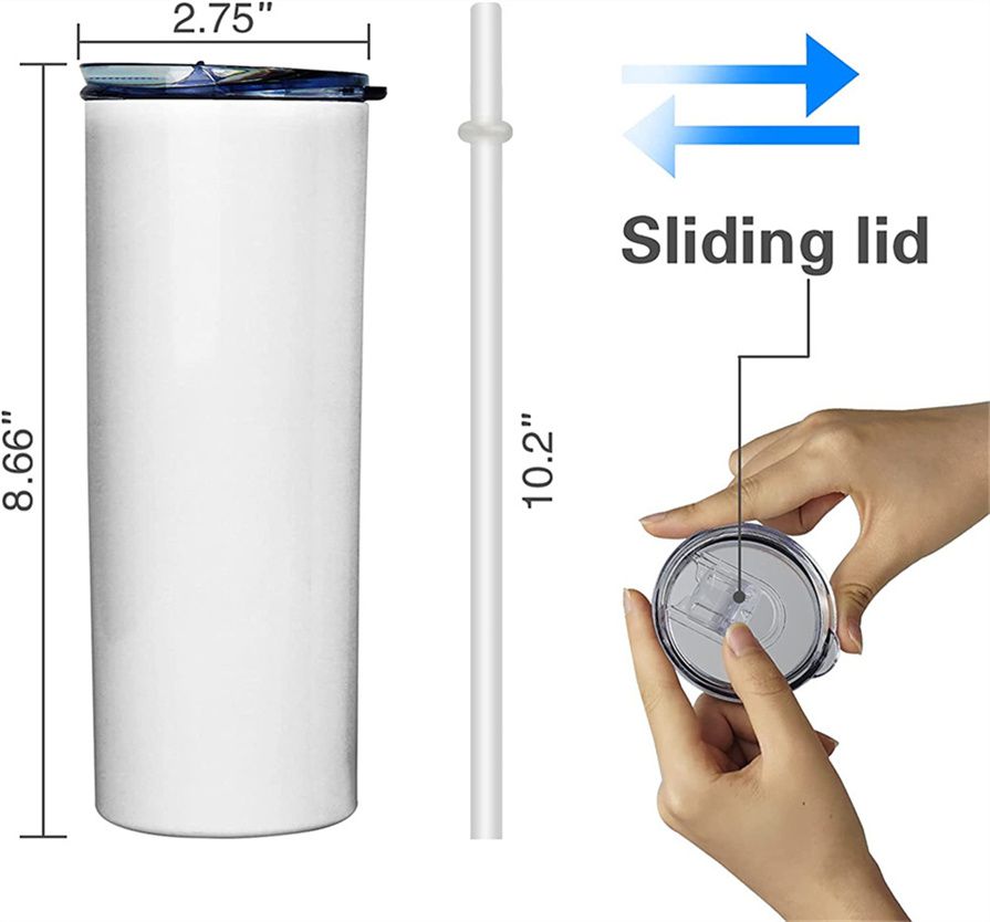 1 szklanka + 1 plastikowa słoma + 1lid