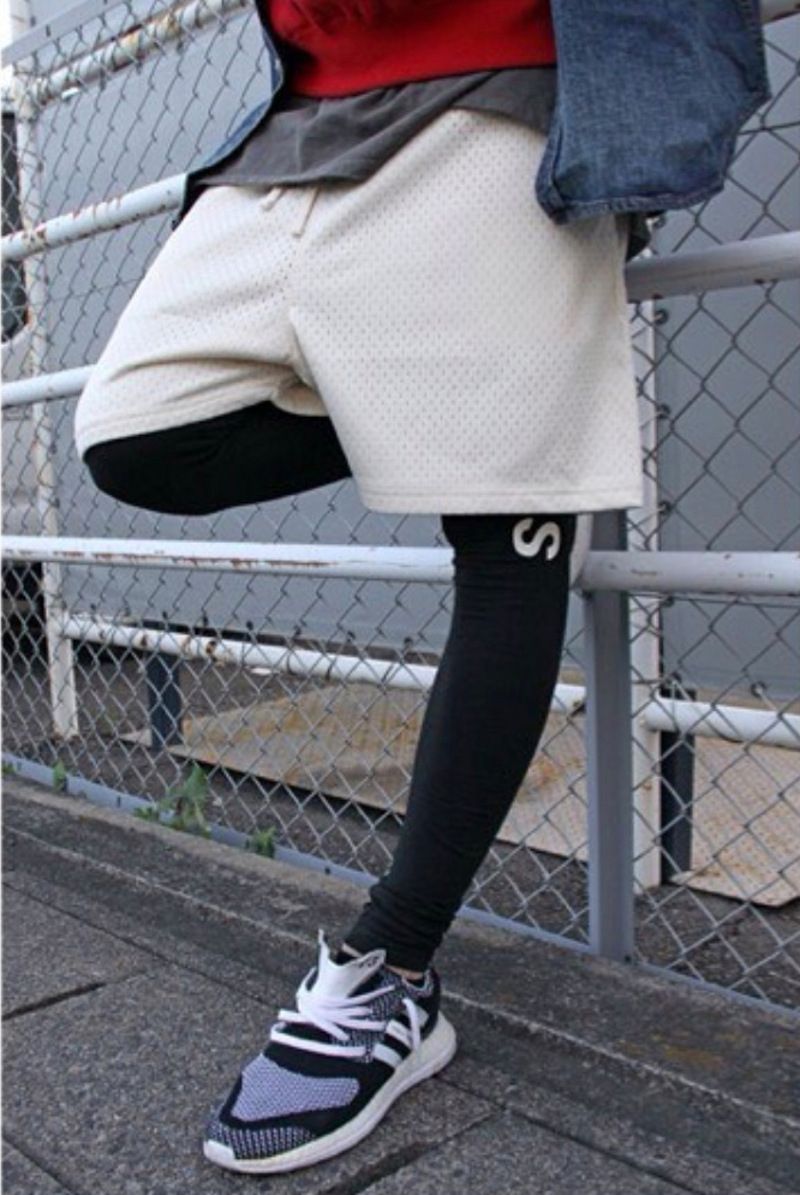 Compra Hombre De Verano Malla Pantalones Cortos Pantalones Cortos Deporte  Transpirable Masculino Flojo Moda Hip Hop Carrete Streetwear Barato |  Entrega Rápida Y Calidad | Es.Dhgate