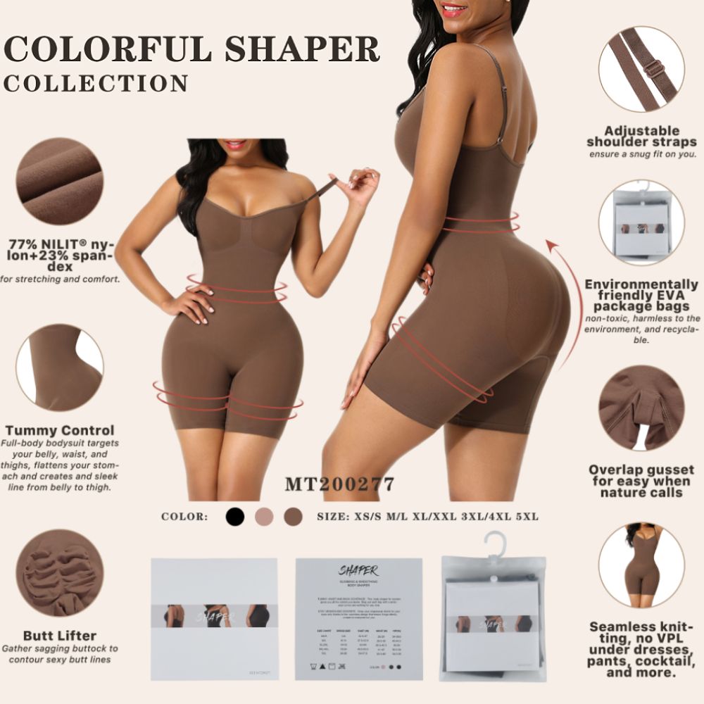 Fajas Colombianas Women V Neck Smooth Shapewear Bodysuit Tummy Control Full  Body Shaper Push Up Butt Lifter Invisible Underwear Color: Nude, Size: S