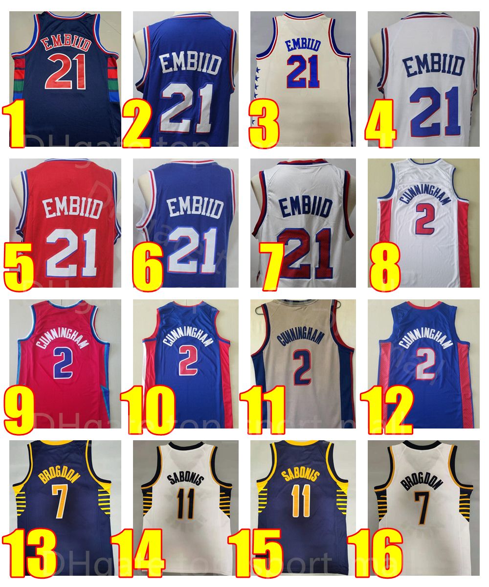 NBA_ Men Basketball Trae Young Jersey 11 John Collins 20 Team Color Red  Yellow White Black Navy Blue Embroidery And Stitch''nba''jerseys 