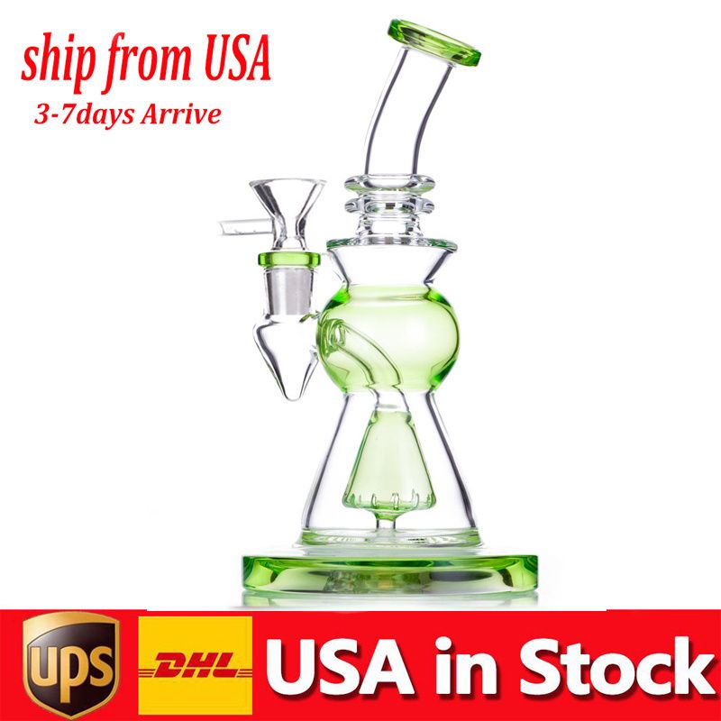 new arrival 10.5inch Hookahs Glass Water Bongs pipe Colorful Heady Mini Dab Rigs Small Bubbler ash catcher Beaker recycle oil burner bong