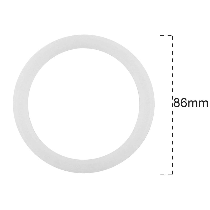 Anel de silicone de 86mm.