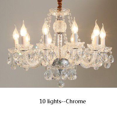 10 lumières Chrome