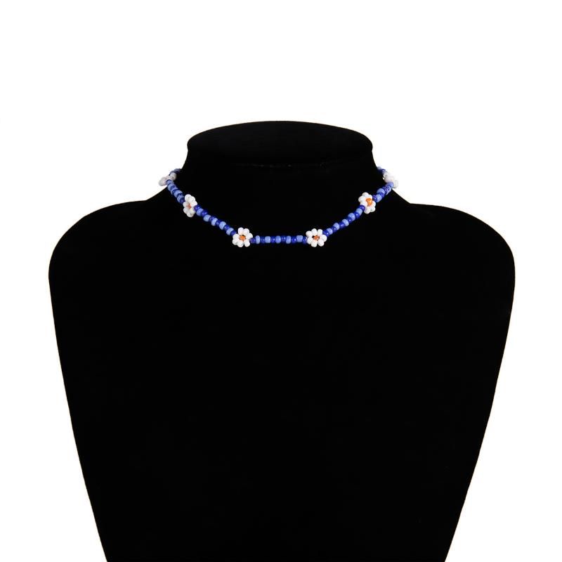 blue necklace China 35cm