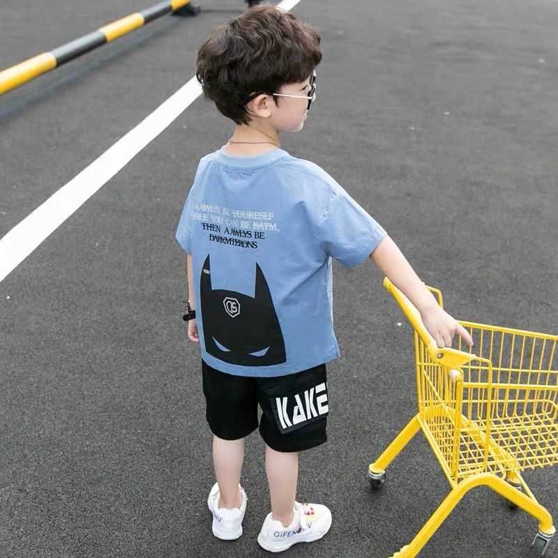 Acquistare Bambino Figo Ragazzi Vestiti Estivi Vestiti Con Il Sole Di Moda  Graffiti T Shirt A Maniche Corte T Shirt Da T Shirt Denim Set Bambini  Pantaloni Abbigliamento X0802 Economico | Consegna