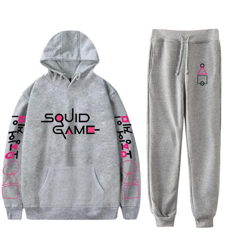Suéter para Squid Game Impreso Sudadera Sudadera con capucha Showes de televisión coreana 