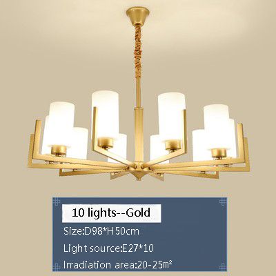 10 lights gold